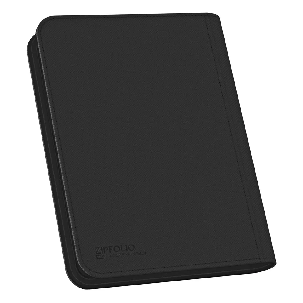 Ultimate Guard Zipfolio (160 double-sleeved cards) 8-Pocket 70 x 97 mm Xenoskin - Black
